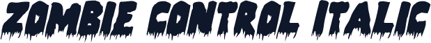 Zombie Control Italic