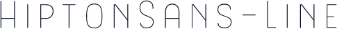 HiptonSans-Line