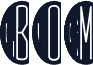 Black Oval Monogram