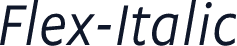 Flex-Italic
