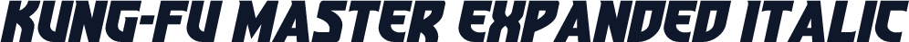 Kung-Fu Master Expanded Italic