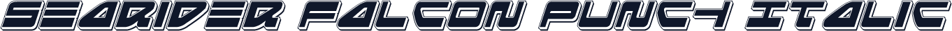 Searider Falcon Punch Italic