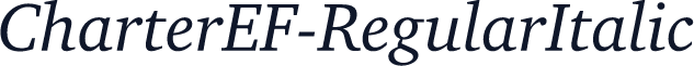 CharterEF-RegularItalic