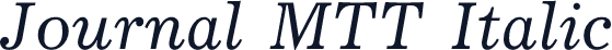 Journal MTT Italic