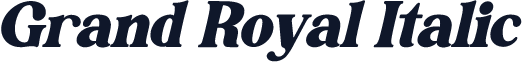 Grand Royal Italic
