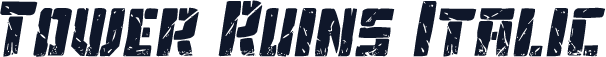 Tower Ruins Italic