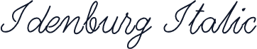 Idenburg Italic
