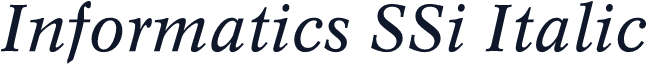 Informatics SSi Italic