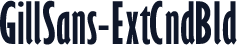 GillSans-ExtCndBld