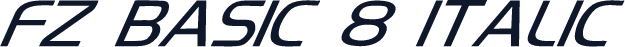 FZ BASIC 8 ITALIC