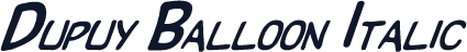 Dupuy Balloon Italic