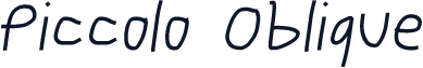 Piccolo Oblique