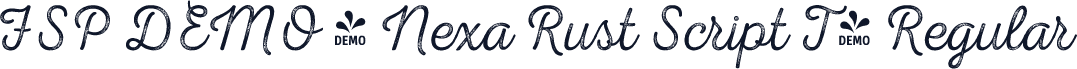 FSP DEMO - Nexa Rust Script T4 Regular