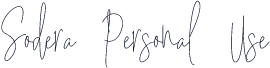 Sodera Personal Use