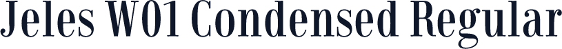 Jeles W01 Condensed Regular