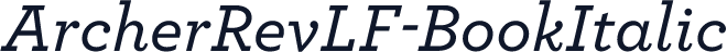 ArcherRevLF-BookItalic