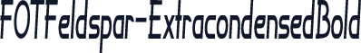 FOTFeldspar-ExtracondensedBold