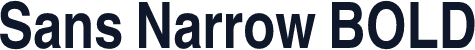 Sans Narrow BOLD