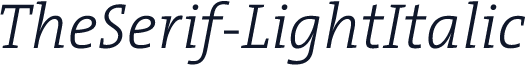 TheSerif-LightItalic