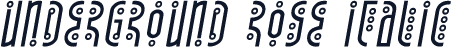 Underground Rose Italic