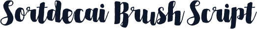 Sortdecai Brush Script