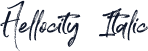 Hellocity Italic