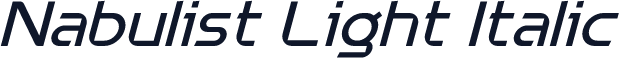 Nabulist Light Italic
