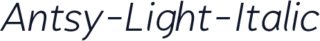 Antsy-Light-Italic
