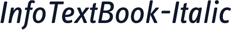InfoTextBook-Italic