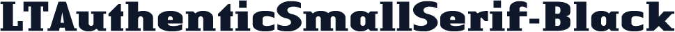 LTAuthenticSmallSerif-Black
