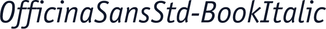 OfficinaSansStd-BookItalic
