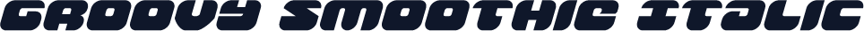 Groovy Smoothie Italic