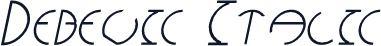 Debevic Italic