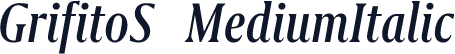 GrifitoS-MediumItalic