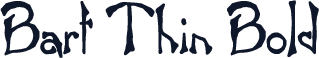 Bart Thin Bold