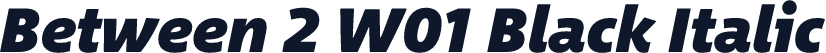Between 2 W01 Black Italic