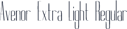 Avenor Extra Light Regular