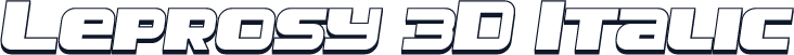Leprosy 3D Italic