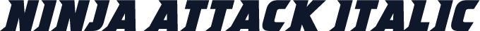 Ninja Attack Italic