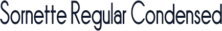 Sornette Regular Condensed