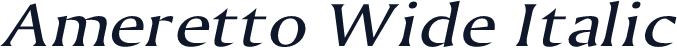 Ameretto Wide Italic