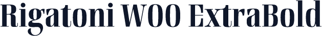Rigatoni W00 ExtraBold