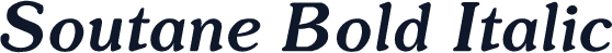 Soutane Bold Italic