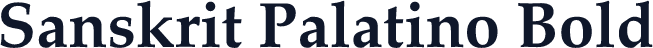 Sanskrit Palatino Bold