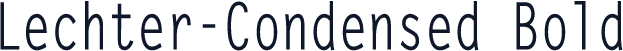 Lechter-Condensed Bold