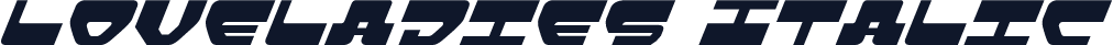 Loveladies Italic