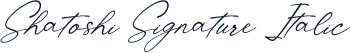 Shatoshi Signature Italic