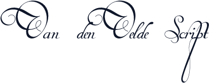 Van den Velde Script