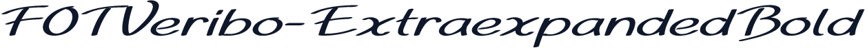 FOTVeribo-ExtraexpandedBold