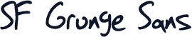 SF Grunge Sans